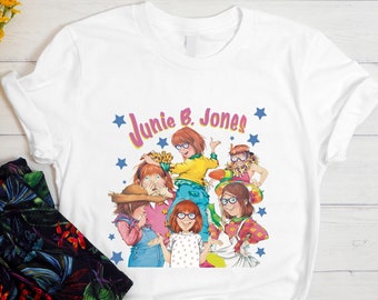 Junie B. Jones Tshirt For Girls,Junie B. Characters Shirt,Dress Up Day,90s Kid,Gift For Girls