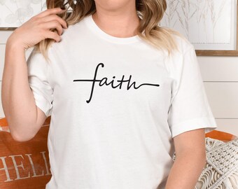 Faith Cross Shirt: Christian Love & Grace Tee