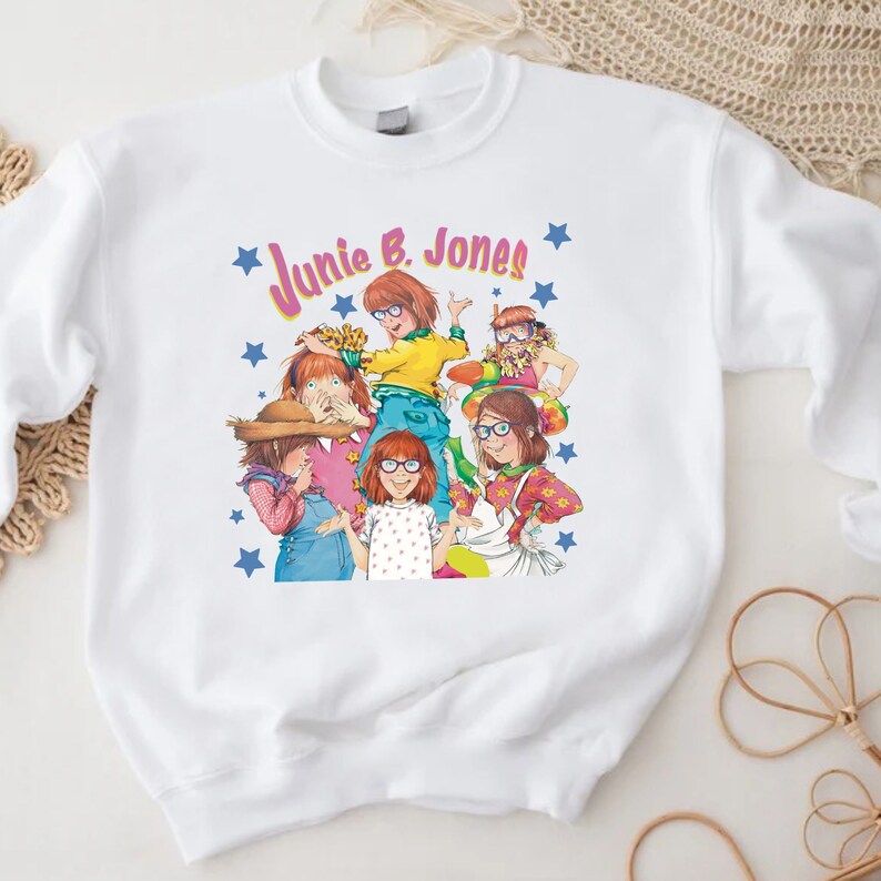 Junie B Jones Sweat Junie B. Jones Junie B Sweatshirt Junie B Jones Sweater Junie Jones Junie B Birthday 90s Kid Bild 1