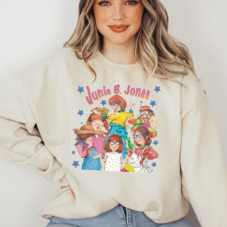 Junie B Jones Sweat Junie B. Jones Junie B Sweatshirt Junie B Jones Sweater Junie Jones Junie B Birthday 90s Kid Bild 7