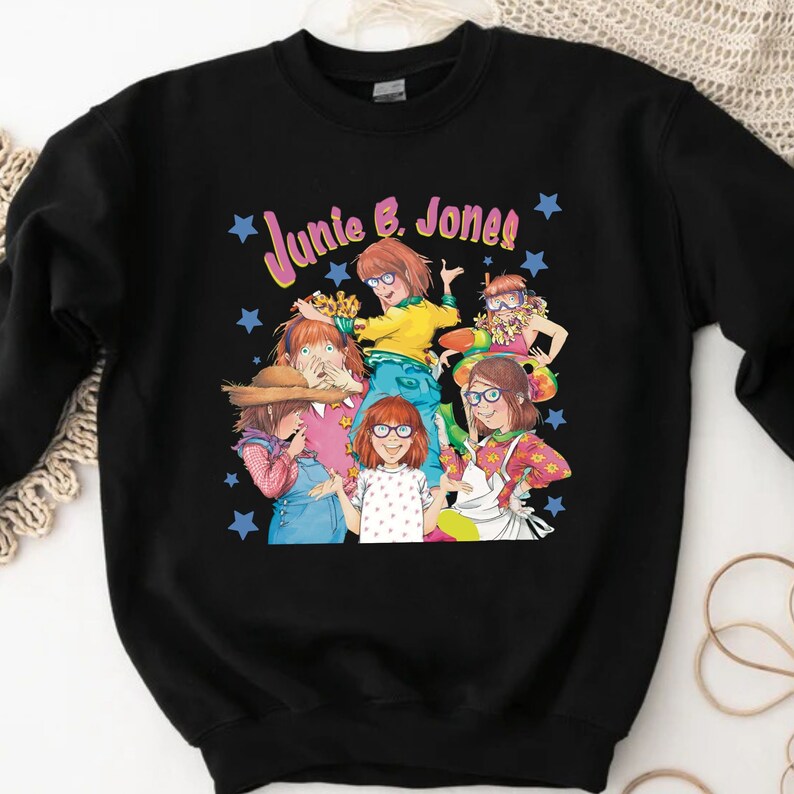 Junie B Jones Sweat Junie B. Jones Junie B Sweatshirt Junie B Jones Sweater Junie Jones Junie B Birthday 90s Kid Bild 3