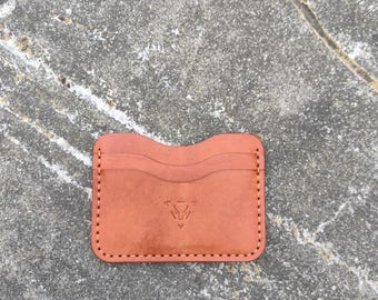 Cartera de cuero hecha a mano, Cartera personalizada, Cartera unisex, Tarjetero, Cartera vertical de cuero, Tarjetero de cuero