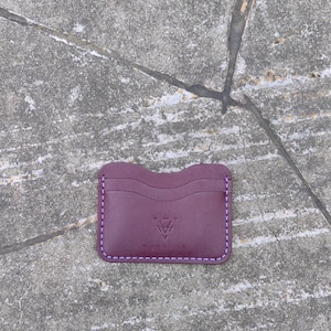 Cartera de cuero hecha a mano, Cartera personalizada, Cartera unisex, Tarjetero, Cartera vertical de cuero, Tarjetero de cuero