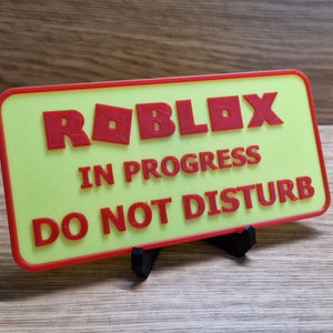 Roblox Logo Trophy real Wood Base Optional -  Denmark