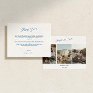 Moderne Danke-Karte Hochzeitsvorlage, Retro hell bunte skurrile Notecard Briefpapier, Drehbuch druckbare digitaler Download, PALMIERS
