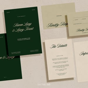 Retro-Hochzeitseinladungsvorlage, Vintage-Schrift, modernes Briefpapier, personalisierter bearbeitbarer druckbarer digitaler Download, NOTO