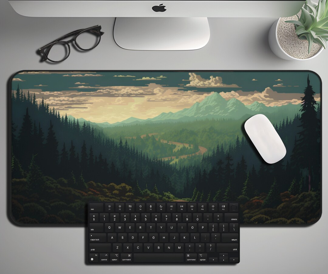 Pixel Art Desk Mat Aesthetic Gaming Mouse Pad XXL Multiple Etsy