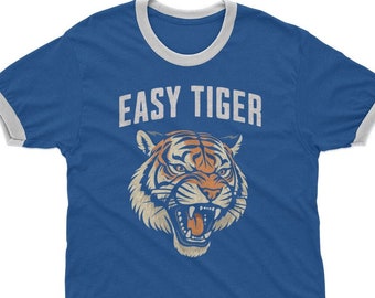 Camiseta ringer unisex Easy Tiger