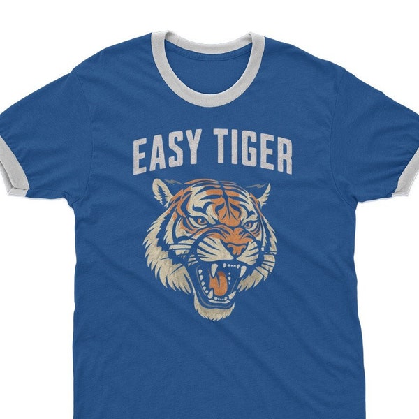 Camiseta unisex con cuello redondo Easy Tiger