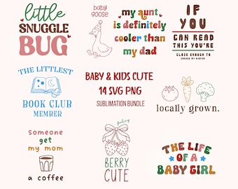 Baby Boy Girl Onesie Png Bundle, Baby PNG Sublimation Design Bundle, Kids Shirt Png Svg Bundle, Newborn Baby Shower Clipart