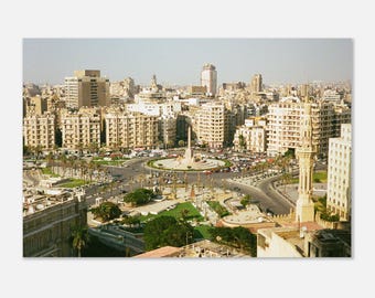 Tahrir Square, Cairo - Unframed Photography Print - Wall Art - Home Decor - Egypt Travel Photo - Cityscape - Travel Gift - Cairo Film Photo