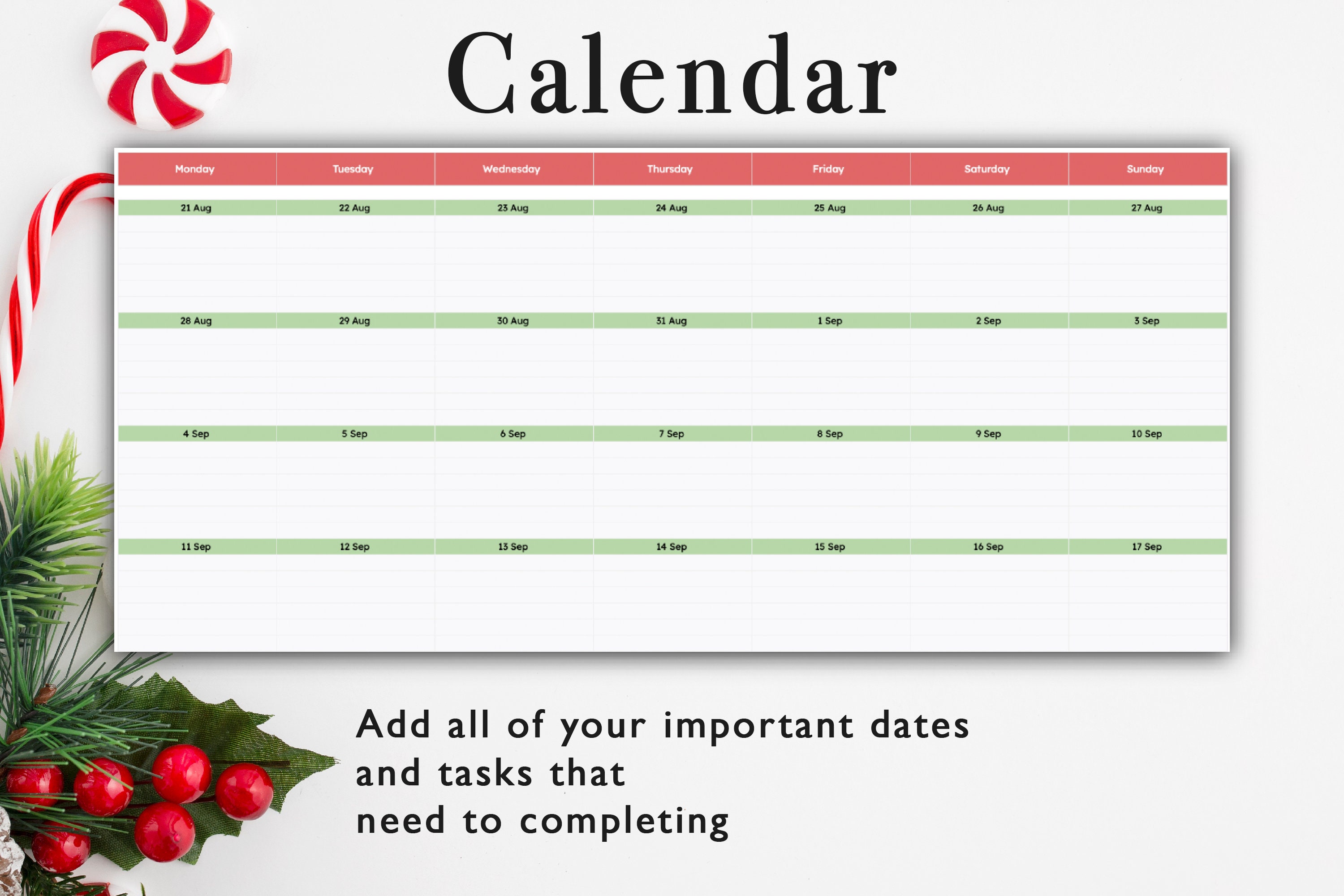 Christmas Planner Spreadsheet Template Google Sheets Gift Tracker ...