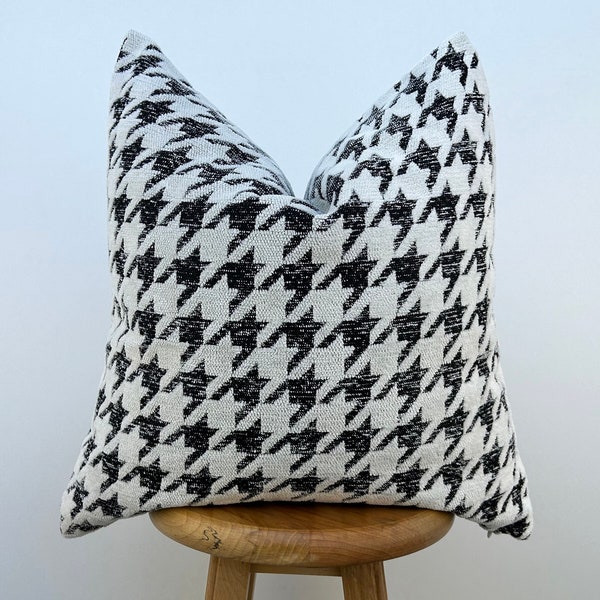 Black Textured Pillow Etsy