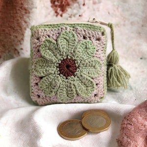 Crochet coins purse PATTERN us/crochet wallet pattern/handmade wallet/ handmade purse/women's wallet/crochet wallet