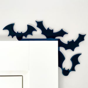 Halloween Bat Door Corner Decor, Halloween Door Toppers, Halloween Bats Decor, Halloween Door Decoration, Halloween Unique Decor, Bats Decor