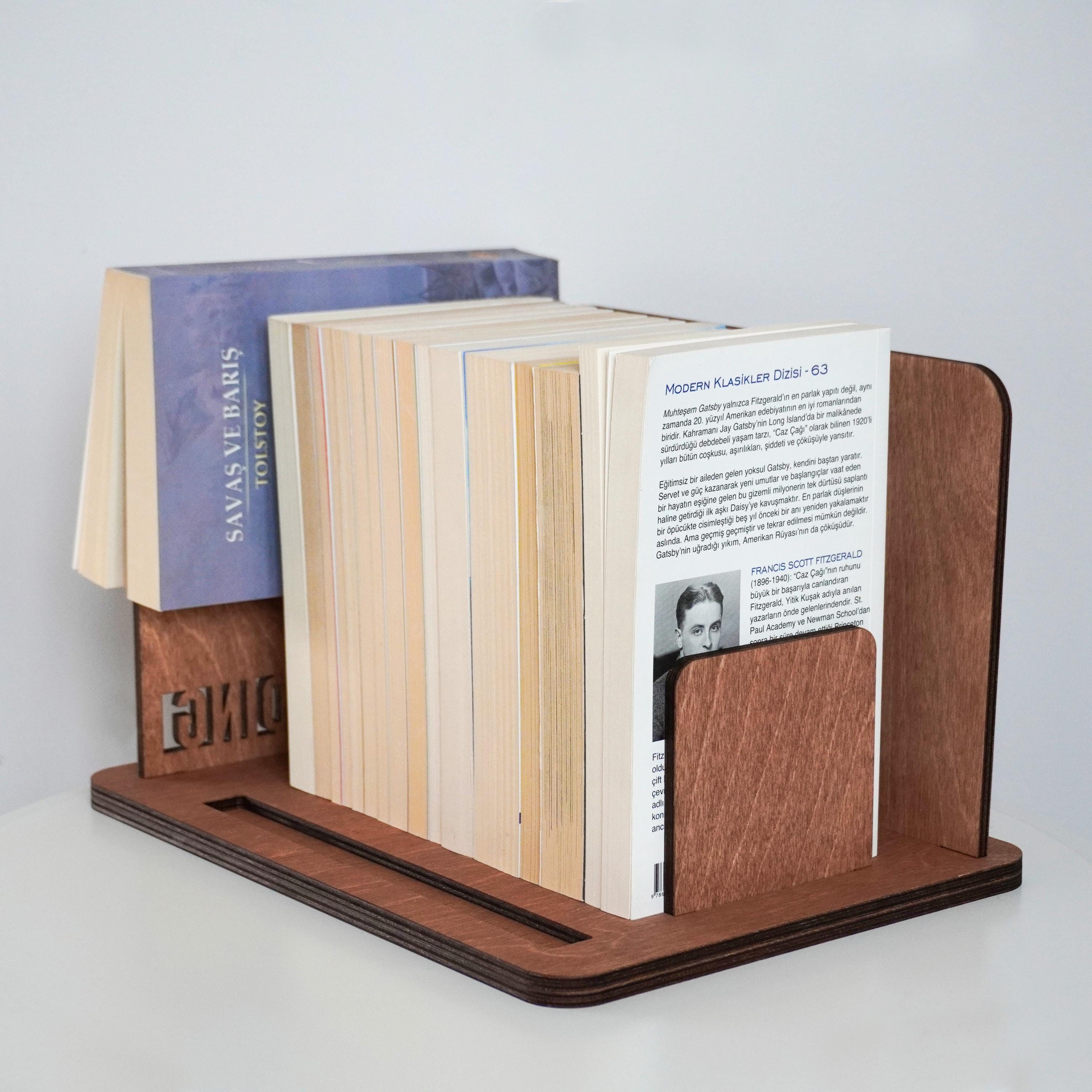 Personalized Book Stand With Cork Board: Birch Plywood Book Rest - Etsy