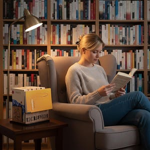 Organizador de libros para escritorio, atril, soporte para libros, regalos para amantes de la lectura, regalos para bibliotecarios, regalos para lectores, rincón de lectura, estanterías. imagen 9