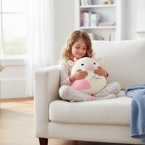 Gepersonaliseerde knuffel ca. 30 cm, knuffelvriend, slapend dier, verjaardagscadeau, paascadeau