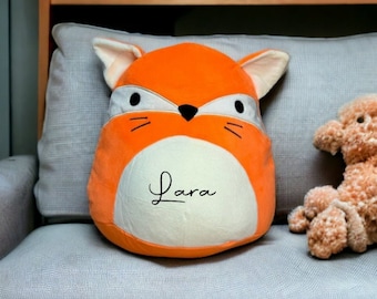 Plush toy cuddly toy personalized approx. 30 cm, Easter gift, cuddly friend, sleeping animal, birthday gift, fox