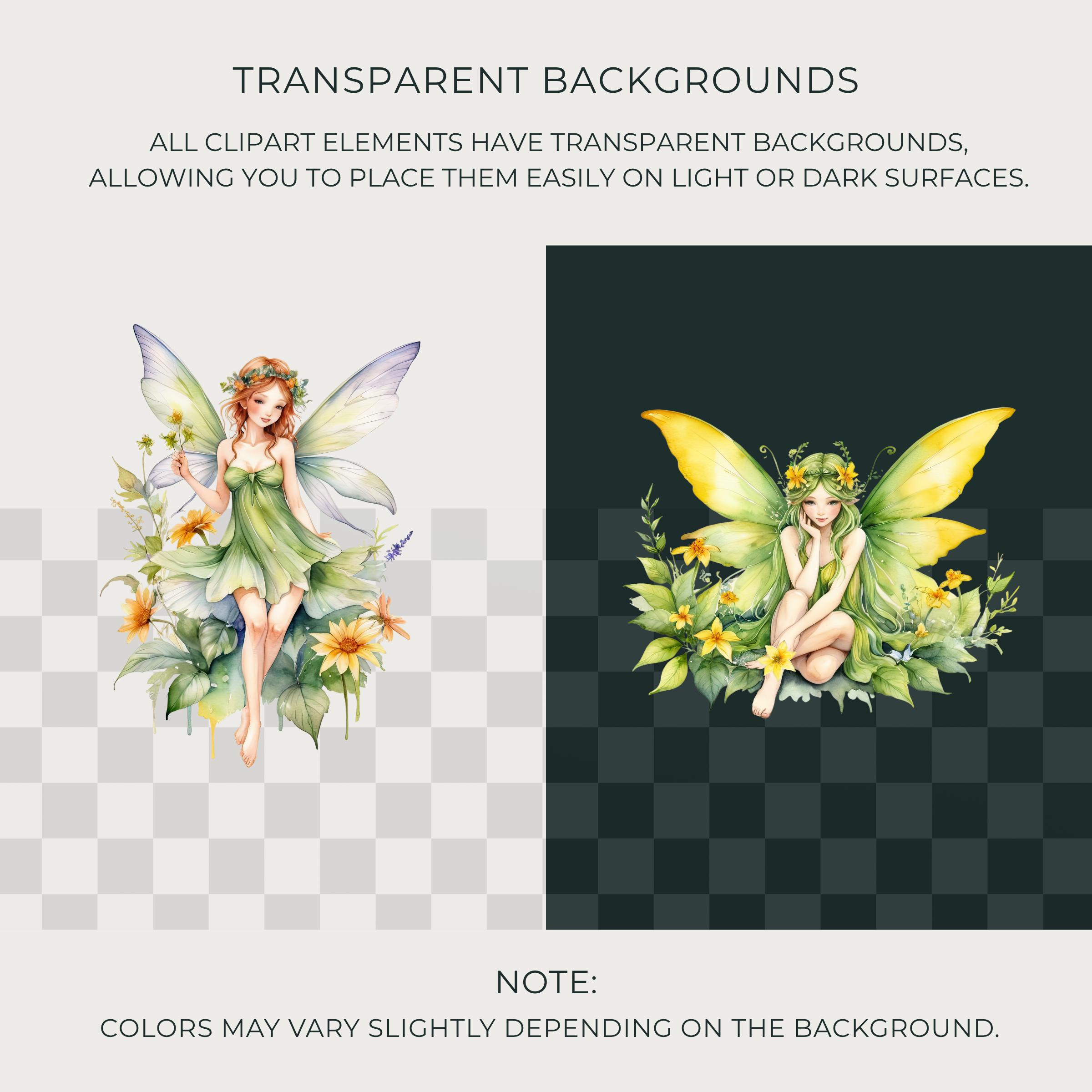 Graphics Fae Green Fae Fairy Clipart PNG, Magical Fantasy Graphics for Junk Journals ...