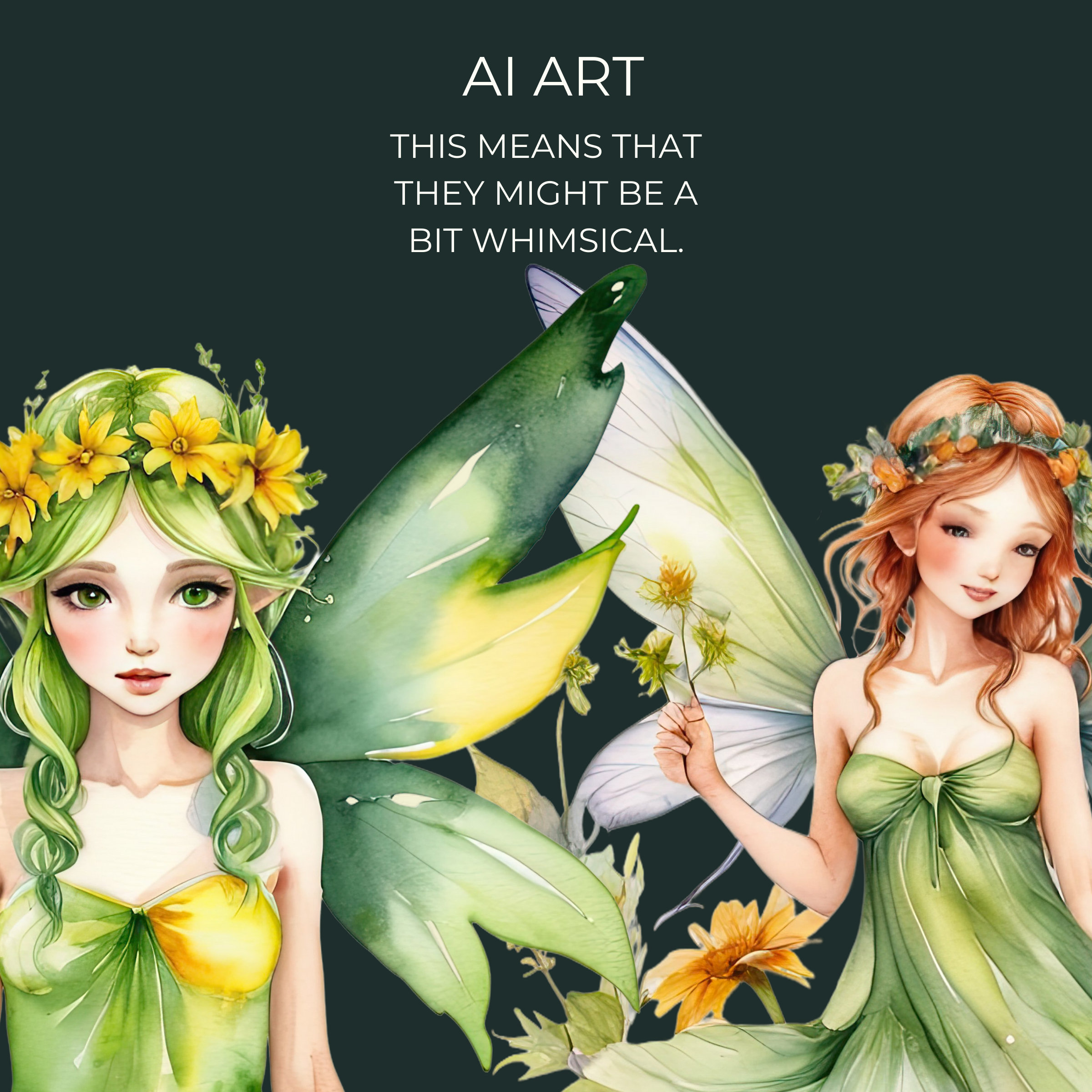 Graphics Fae Fae Fairy Clipart, Green Fairies PNG, Scrapbook Graphics, Fantasy Paper ...