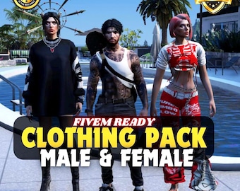 FiveM Clothes Female & Male Premium Rare - Real Brands - FiveM Ready - Optimized