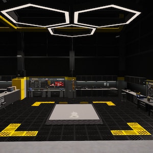 FiveM Mechanic Yellow Business MLO