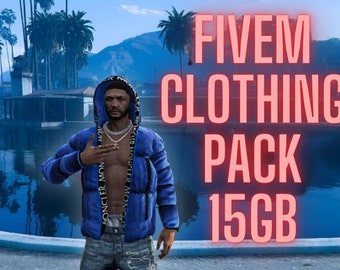 FiveM Male Clothing Pack Branded Premium 15GB