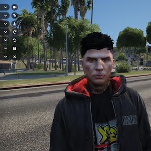 FiveM MP Male Face Replacement Default With Tattoos