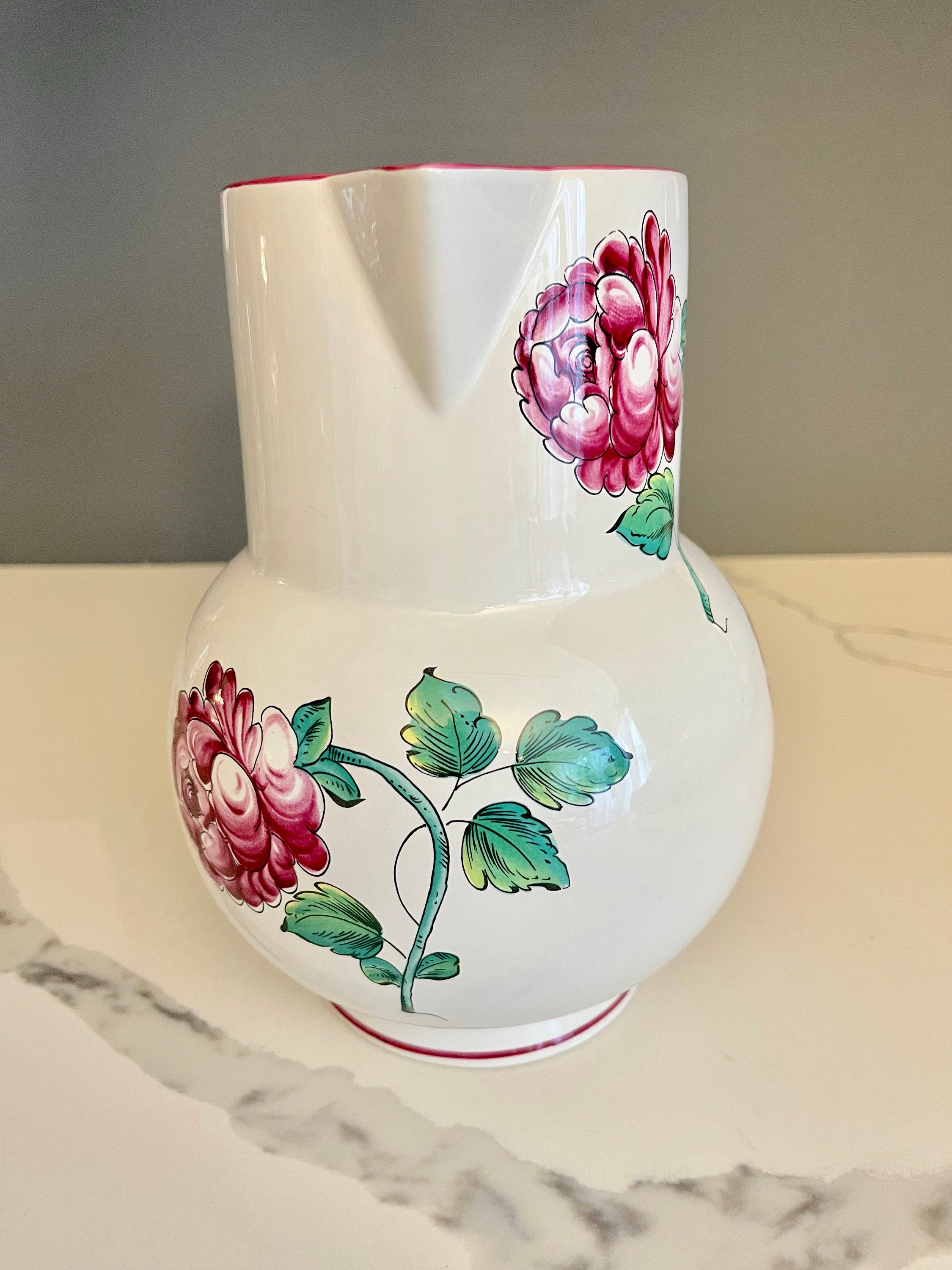 Tiffany & Company Vintage “strasbourg Flowers” Earthenware Serving