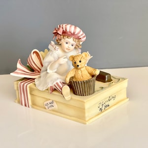 Jan Hagara, “Peppermint Get Well Soon” Vintage Figurine, 1988