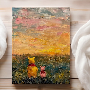 Personalized Winnie the Pooh Journal, Custom Pooh Bear Journal, Personalized Teacher Gift, Piglet Gift, Kid&#39;s Journal, Winnie the Pooh Gifts