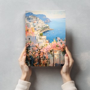 Personalized Amalfi Coast Journal, Custom Journal, Gift for Friend, Diary, Amalfi Coast Gift, Unique Gifts for Her, Journaling Notebook