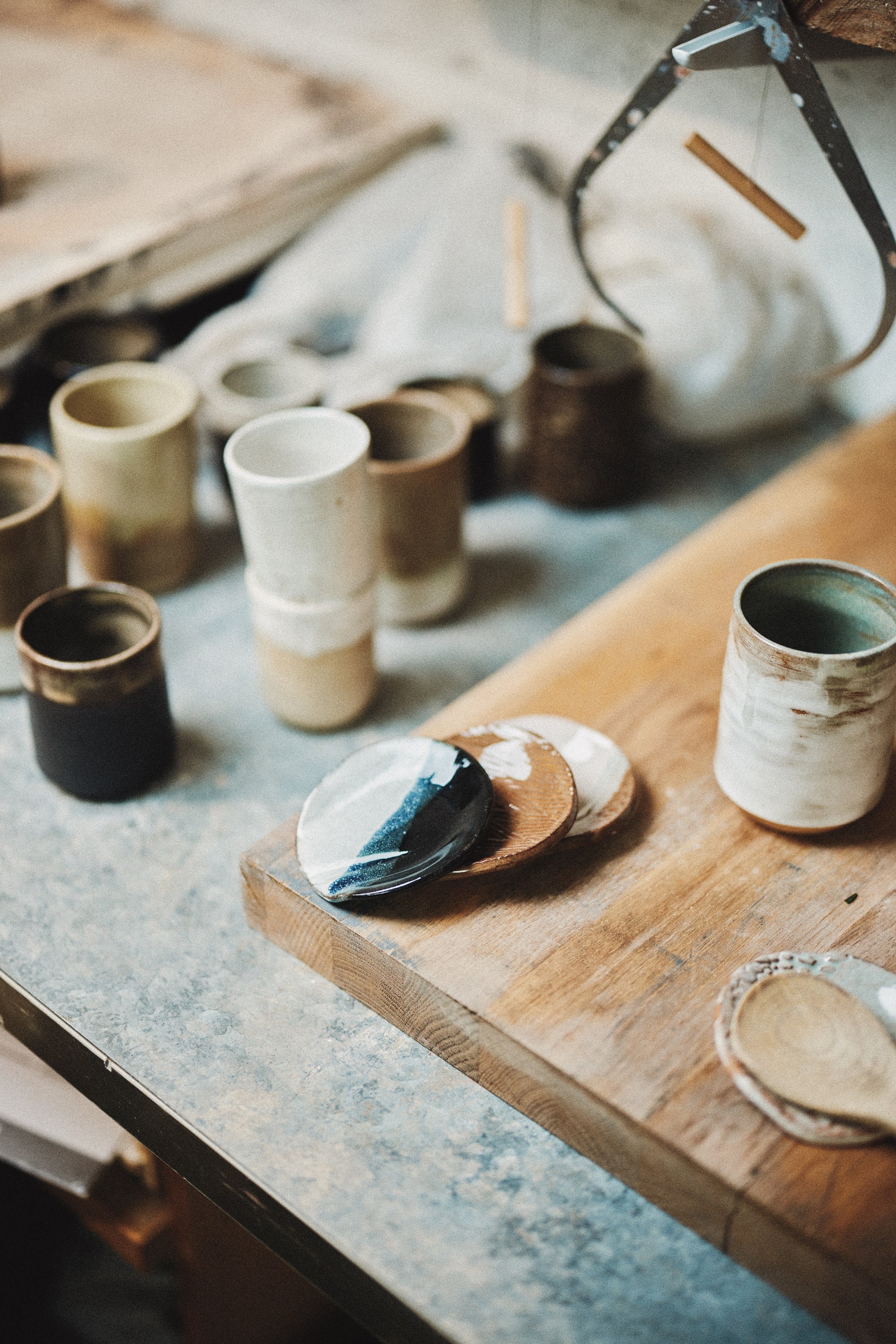 Repose cuillère bleu en céramique – EMPREINTES Paris