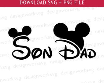 Myszka Syn Svg, Myszka Tata Svg, Vacay Mode Svg, Wakacje Rodzinne Svg, Wycieczka Rodzinna Svg, Tworzenie Wspomnień Rodzinnych Svg, Png Do Sublimacji