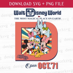 Mouse And Friend Svg, OCT.&#39;71 Svg, Family Trip Svg, Vacay Mode Svg, Family Vacation Svg, Printable Files, Png For Sublimation