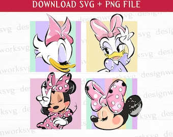 Miss Mouse Svg, Miss Duck Svg, Best Friends Svg, Vacay Mode Svg, Family Trip Svg, Family Vacation Svg, Printable Files, Png For Sublimation