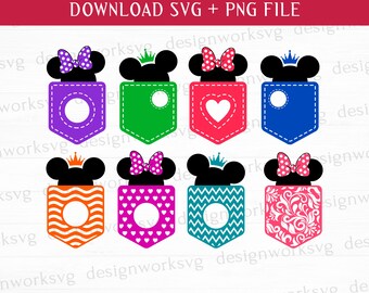 Muiszakken Svg, familie-uitje Svg, muis, afdrukbare bestanden, Png voor sublimatie