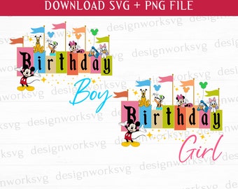 Birthday Boy Svg, Birthday Girl Svg, Vacay Mode Svg, Family Trip Svg, Family Vacation Svg, Printable Files, Png For Sublimation