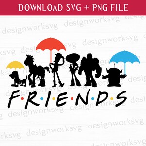 Toy Friends Svg, Cowboy Svg, Umbrella Svg, Family Vacation Svg, Family Trip Svg, Vacay Mode Svg, Arquivos para impressão, Png para sublimação