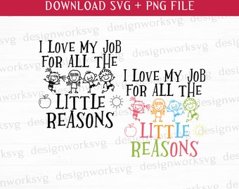 Me encanta mi trabajo svg, cita del maestro svg, cita escolar svg, maestro de guardería svg, maestro svg, princesa svg, archivos imprimibles, png para sublimación