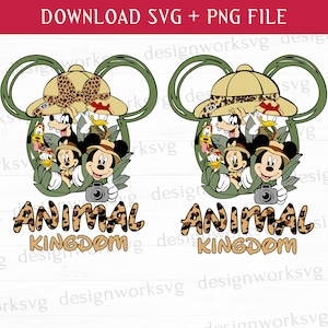 Leopard Animal Kingdom Svg, Mouse And Friends Svg, Family Vacation Svg, Vacay Mode Svg, Arquivos para impressão, Png para sublimação