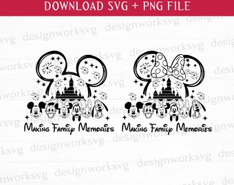 Erinnerungen machen Svg, Familienreise Svg, Familienurlaub Svg, Vacay Mode Svg, druckbare Dateien, Png für Sublimation