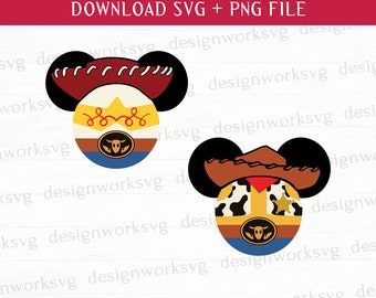 Speelgoedvrienden Svg, muiskop Svg, afdrukbare bestanden, Png voor sublimatie