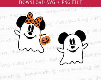 Muis Halloween Svg, Happy Halloween Svg, Trick Or Treat Svg, muis hoofd Svg, afdrukbare bestanden, Png voor sublimatie