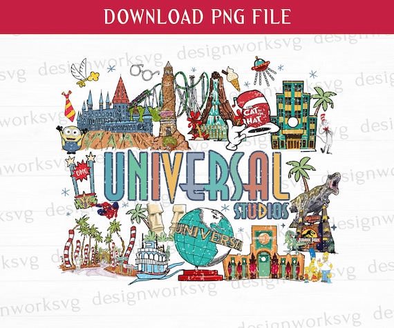 Universal Studios Family Trip Png, Family Vacation Png, Vacay Mode Png, Retro Family Trip Png, Magical Kingdom Png, Png For Sublimation