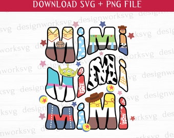 MiMi Svg, Toy Friends Svg, Férias em família Svg, Family Trip Svg, Vacay Mode Svg, Arquivos para impressão, Png para sublimação