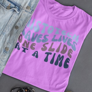 Histology shirt Histotech Saves lives gift Unisex Heavy Cotton Tee lab week t shirt histo student gift tshirt pathology