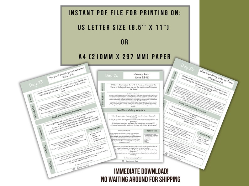 Jesse Tree Guide Homeschool Printables for Christmas Bible Verses for ...