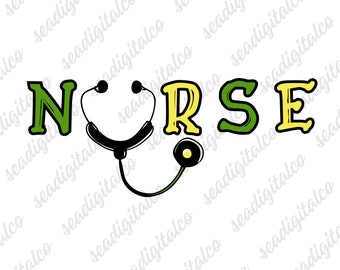 Nurse Stethoscope Svg, Nurse Clipart, Nurse Life Svg, Nurse Cut File for Cricut, Nursing Svg, Nurse Love Png, Medical Svg, Nurse Shirt SVG
